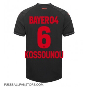 Bayer Leverkusen Odilon Kossounou #6 Replik Heimtrikot 2023-24 Kurzarm